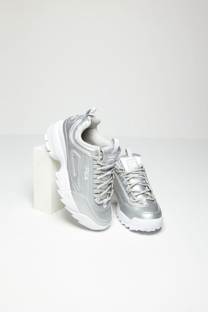 Fila Sneakers Dame Sølv Disruptor 2 Premium Metallic WZA-106987